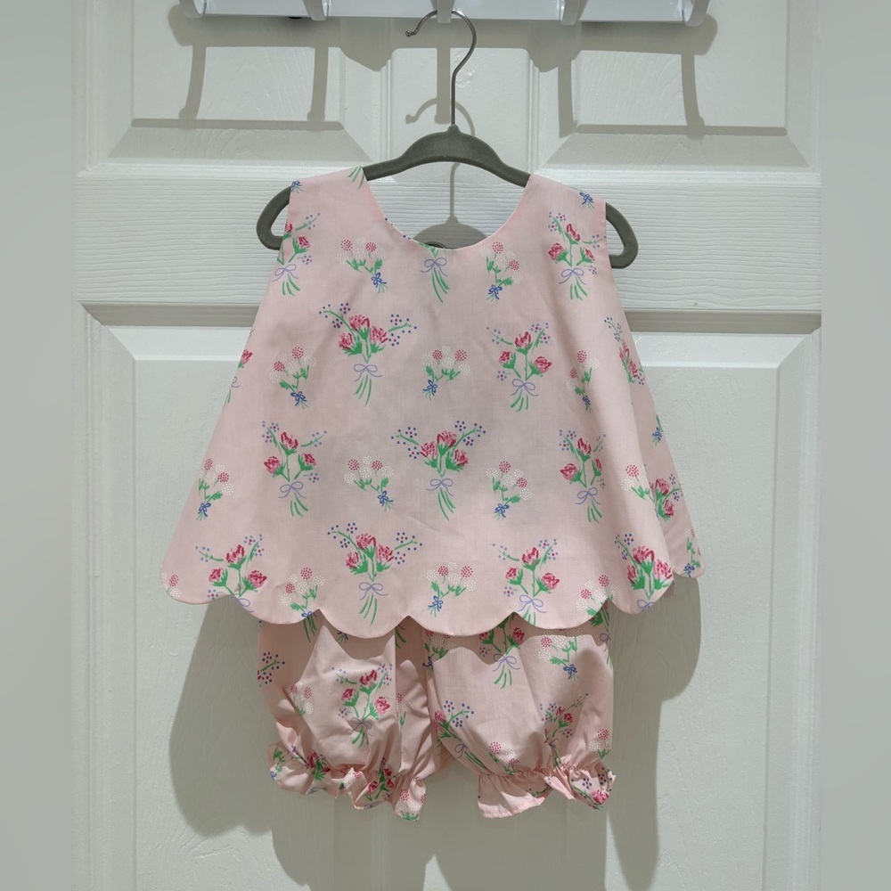 TBBC Susanne Swing Top Set - Oak Bluffs Bouquet size 2T